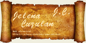 Jelena Ćuzulan vizit kartica